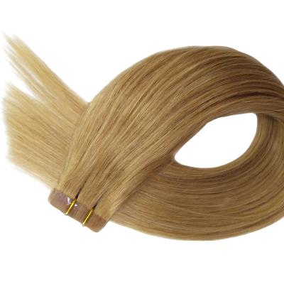 China High Quality Silky Straight 100% Virgin Hair Invisible Silky Straight Wave Tape In Hair Extensions for sale