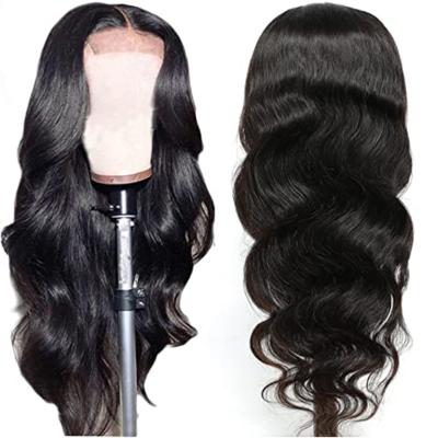 China Body Wave 180% Density 13x4 Lace Front Long Unprocessed Brazilian Hair Virgin Hair Wigs for sale