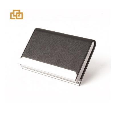 China Fashion Best Seller Business Name Card Holder PU Leather Card Case for sale