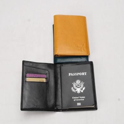 China Fashion Personalized Custom Hand Made Passport Cover Case Wallet Travel Rfid Passport Holder 100% for sale