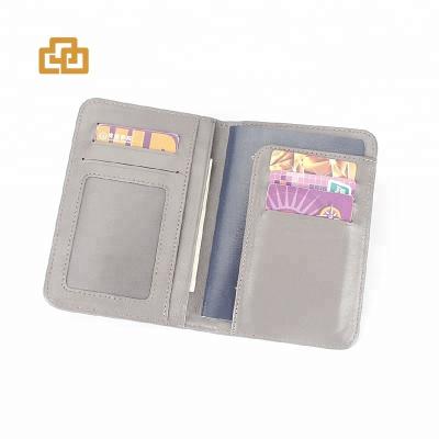 China Fashion PU Leather Armor Passport Holder Travel Wallet Personal Passport Holder for sale