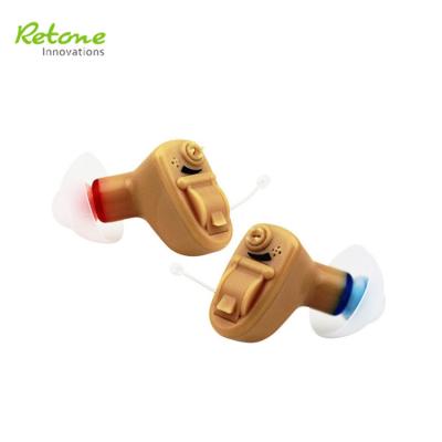 China Noise Reduction New Products Mini Cheap Analogue China Hearing Aid CIC Black White USB Invisible Charger for sale