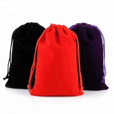 China 20x30cm Recyclable Wholesale Large Size Velvet Drawstring Pouch Mobile Phone Packaging Bags for sale