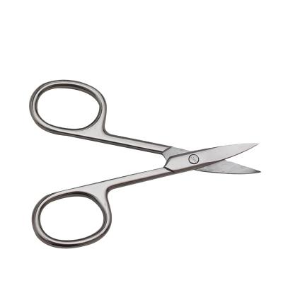 China Professional Stainless Steel Eyebrow Scissors Factory Rainbow Eyebrow Scissors Beauty Eyebrow Embroidery Scissors for sale