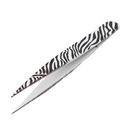 China Original Factory Eyebrow Tweezers Pointed Spring Bar Remover Tweezers On Sale for sale