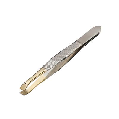 China Eyebrow Factory Direct Selling Mini Eyelash Tweezers Best Eyelash Beauty Tool for sale