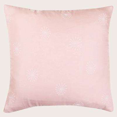 China Factory Direct Selling Anti-Decubitus Cushion With Snow Pattern Stock Wholesale Embroidered 100% Polyester Pink Pillow for sale