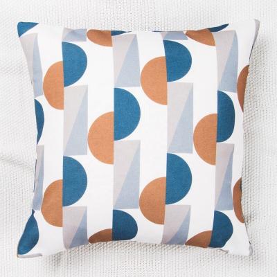 China Wholesale Custom Digital Printed Multi Color Anti-Decubitus Cushion Cover With Geometric Pattern for sale