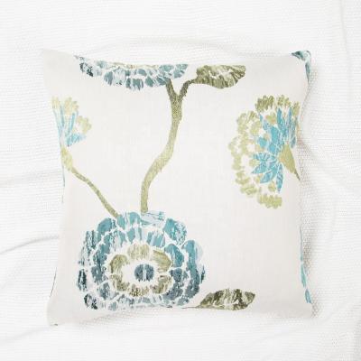 China Polyester Anti-Decubitus Cushion Supply China Manufacture Square Floral Jacquard Pillow For Sofa for sale