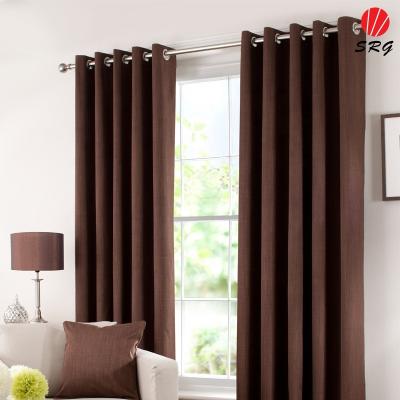 China Wholesale Blackout Room Darkening Blackout Grommet Thermal Insulated Window Curtain For Living Room for sale