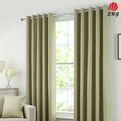 China Blackout Bedroom Living Room Shade Sunscreen Simple Style Color Matching Curtains for sale