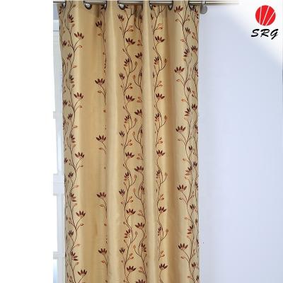 China Blackout Shop Ready Made Hotel Designs Fancy Embroidered Living Room Bedroom Curtain for sale