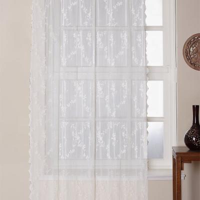 China Sheer factory directly sell sheer curtain fabrics in china for home use sheer lace for sale