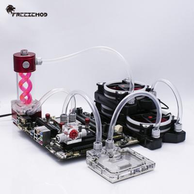 China CPU Computer Water Cooling System Fitting PVC Tube Copper Radiator Series. FREEZEMOD-BKH1 for sale