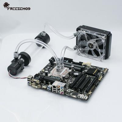 China CPU Computer Water Cooling System Fitting Aluminum PVC Tube Radiator Series. FREEZEMOD-BKS1 for sale