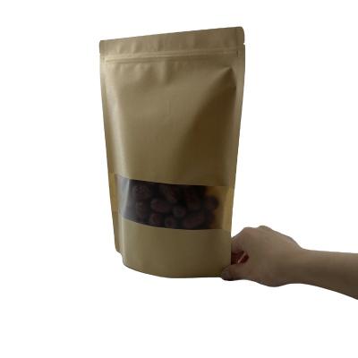 China Aseptic Zipper Stand Up Pouch kraft bag For Food Packaging for sale