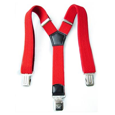 China Wholesale 25mm Children's Red Y Style Y Style Elastic Suspender Belt for sale