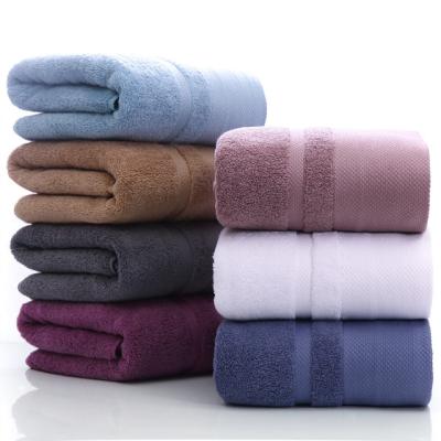 China Wholesale Soft And Thick Bath Towel Sets Luxury 100% Combed Cotton Hotel Cotton Bath Towel for sale