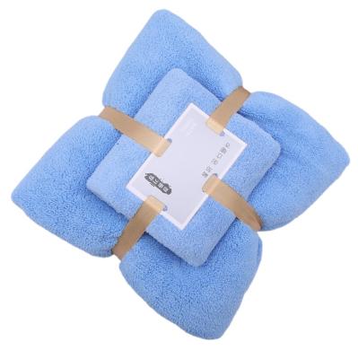 China Viable Designer Towels Body Towels Sets On Sale 2pcs Set 70*140+35*75cm Designer Towels for sale