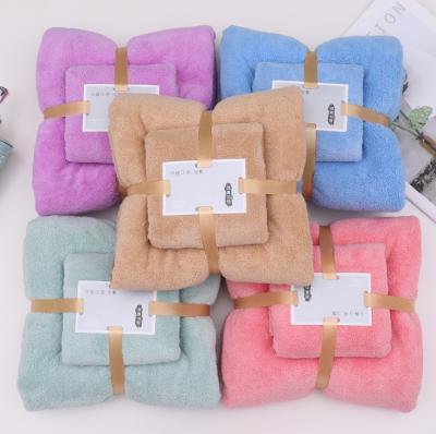 China Manufacturers Viable Towel Wholesale Towel Set Microfiber Towel Banho Set Toalhas for sale