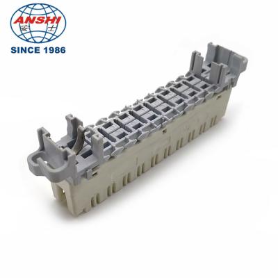 China PC Material 110 Terminal Block Highband 10 Pair Module White Body Grey Base for sale