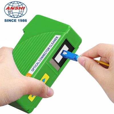 China AS-FTTH-ACC-QJ-2 Glasvezel Connector Cleaner Glasvezel Connector Reiniging Tools Glasvezel Reiniging Box Te koop