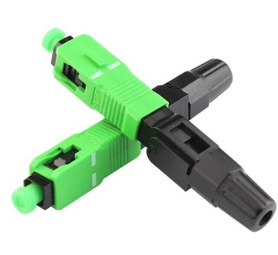 China Ftth Sc-/APC-Faser-Optikzusatz-Schnellverbinder-Einmodenfaser-Adapter zu verkaufen