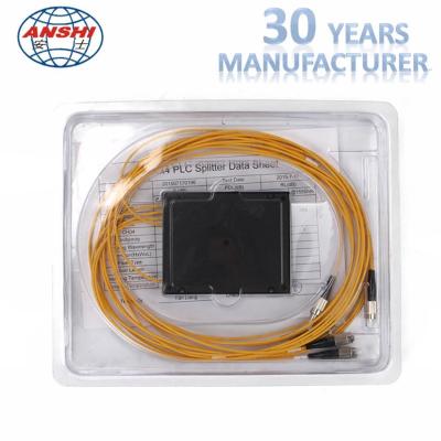 China Planar Lightwave Circuit 1650nm Fiber Optic Splitter 1x4 for sale