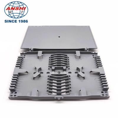 China ABS Flexible Rack Mount Fiber Optic Splice Tray Protective Distribution Box for sale