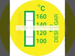 100 120 140 160℃ Irreversible High Temperature Sensitive Labels