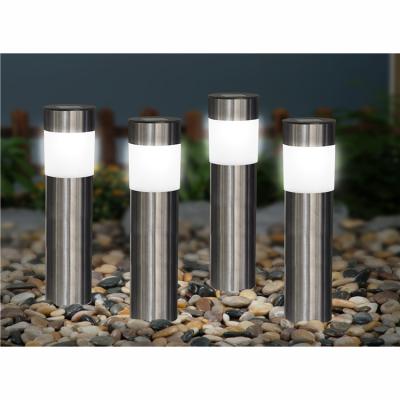 China ENJOYSOLAR Garden Pathway Street Bollard Light IP65 Automatic Solar Waterproof Yard Decoration LED Solar Lights On/Off Switch for sale