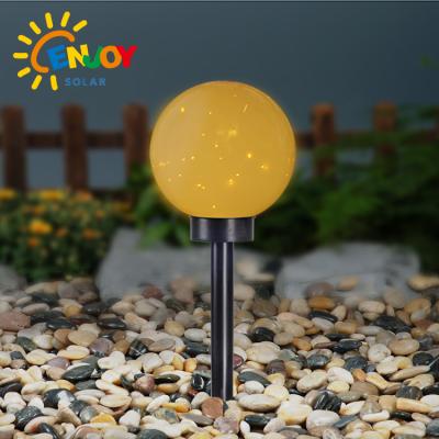 China Auto On/Off Switch Solar Track Lights 10cm Picosecond Solar Ball Track Light With Micro LED String for sale