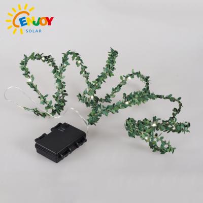 China ENJOYSOLAR Outdoor Waterproof Solar String Lights Garden Or Grass LED Battery String Light for sale