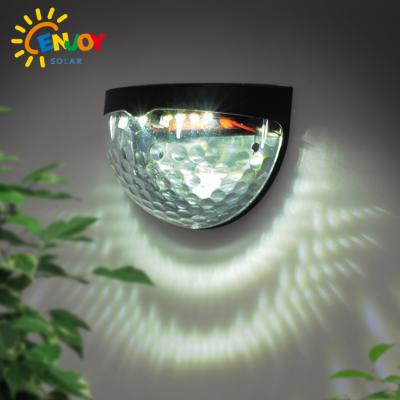 China Garden ENJOYSOLAR Garden Lights Home Yard Decoration Fence Wall Outdoor IP65 L; ED Solar Powered Solar Barrier Wall Lights for sale