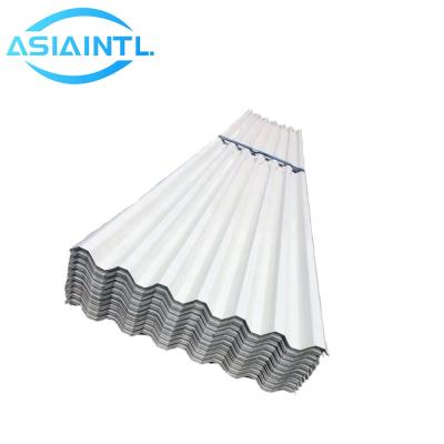 China Building Prefabricated Houses Workshop Corrugated Gi Gl Roof Tiles Steel Sheets for sale