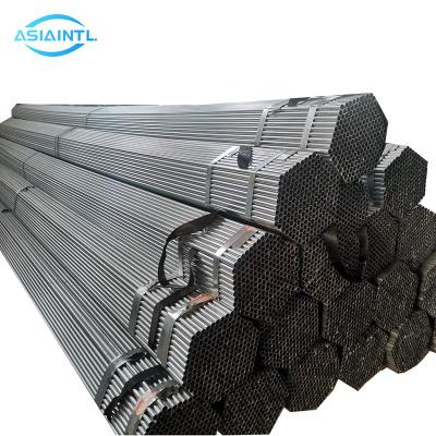 China Liquid Pipe Hot Dip Galvanized Round Steel Pipe / GI Pipe Pre Galvanized Pipe For Building Material for sale