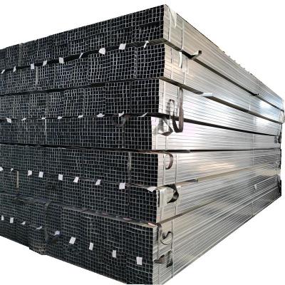 China Fluid Pipe Scaffolding Q235 Carton Hollow Section 20x20 Mm Steel GI Square Pipe Pre Galvanized Tube for sale