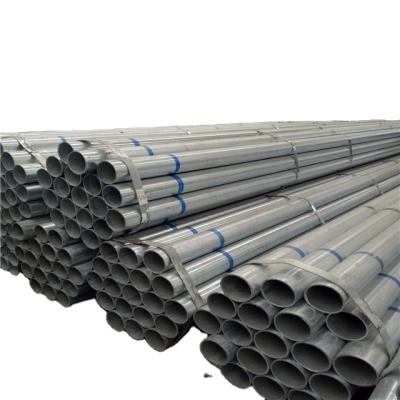 China Liquid Pipe Asia Construction Iron Pipe ASTM A53 GR Pre Galvanized Scaffold Tube Round Pipe Galvanized Steel Pipe for sale