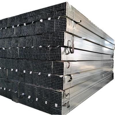 China Liquid Pipe Hot Dipped Galvanized Square Pipe , Rectangular Pre Galvanized Square For Building Material for sale