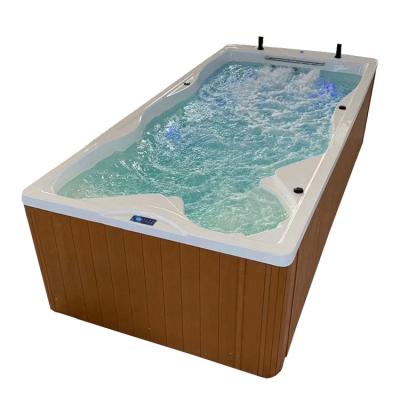 China Modern Acrylic Outdoor Bathtub With Constant TV SPA Swimming Pool Outdoor Acrylic Bathtub for sale