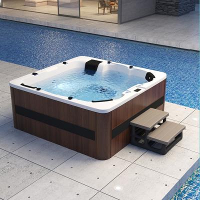 China Modern Surfing Outdoor Swimming Pool Acrylic Outdoor Heated Swimming Pool Tub for sale