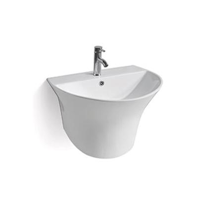 China Factory Price Eco-Friendly High Quality Ceramic Basin Ware Sanitary Wall Hung Wash Basin for sale