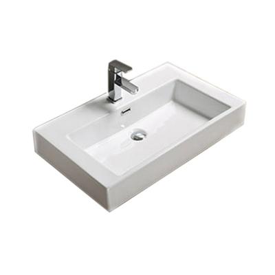 China Modern Hot Selling Bathroom Hand Wash Countertop Basin Basin Installation Ceramic Sink for sale