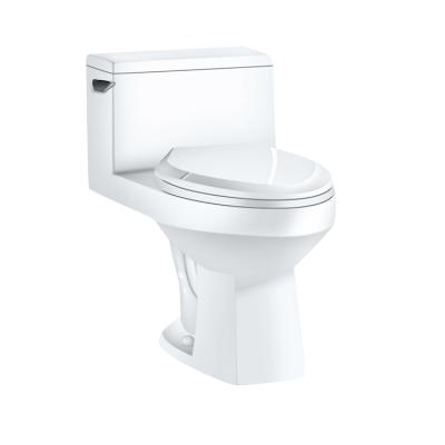 China Double-Flow Sanitary Ware Bathroom Ceramic One Piece Toilet, Chinese Factory WC Toilet Bowl Price for sale