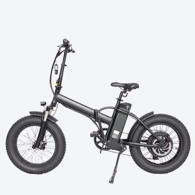 China Aluminum alloy cheap foldable fat tire 20x4.0 electric bike in stock for sale