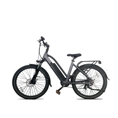 China Aluminum Alloy 26inch Women Using Electric City Bike 250w Rear Hub Motor 36v for sale