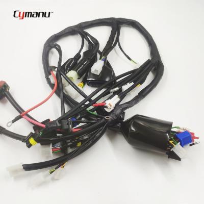 China OEM Electronic Factory Custom Male To Female Motorcycle 250cc Wire Harness Wiring Harness Cable Assembly for sale