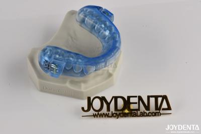 China Transparent Color Flexible Anti Snoring Mouthpiece , Mouthguard For Sleeping Snoring for sale