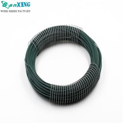 China Rustproof Low Carbon Steel Wire With Plastic PVC Coated Wire for sale