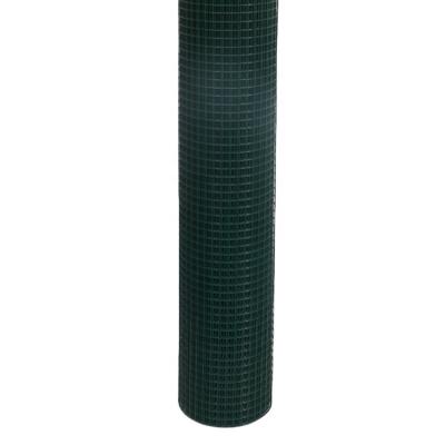 China Green plain weave pvc coated welded wire mesh fence panel gi wire mesh iron net for ANPING road mesh for sale